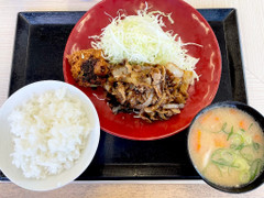 かつや 牛カツと牛焼肉の合い盛り定食 商品写真