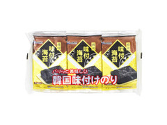 韓国 味付けのり 袋8枚×3