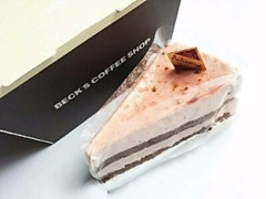 ベックスコーヒーショップ 苺と桜のチーズケーキ