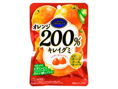 三菱食品 オレンジ200％ キレイグミ ビターオレンジ味 商品写真