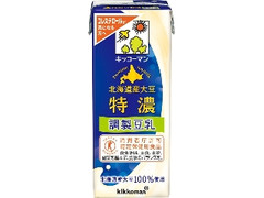 キッコーマン 北海道産大豆 特濃調製豆乳 パック200ml