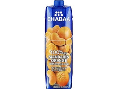 CHABAA 果汁100％ マンダリンオレンジジュース パック1000ml