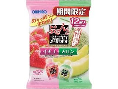 オリヒロ ぷるんと蒟蒻ゼリー イチゴ＋メロン 商品写真