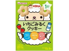 アサヒ 1歳からのおやつ＋DHA いちごみるくクッキー 商品写真