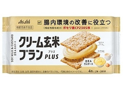 アサヒ クリーム玄米ブランプラス 豆乳＆カスタード 商品写真