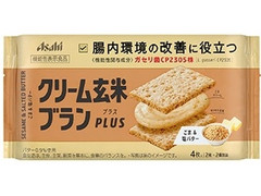 アサヒ クリーム玄米ブランプラス ごま＆塩バター 商品写真