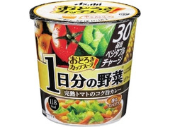 アサヒ おどろき野菜 1日分の野菜 完熟トマトのコク旨カレー カップ33.5g