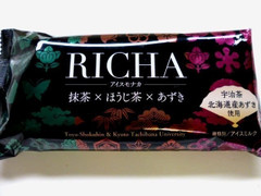 東洋食品 RICHA アイスモナカ 抹茶×ほうじ茶×あずき 商品写真