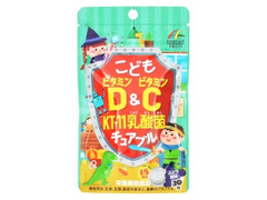 ユニマットリケン こどもビタミンD＆ビタミンC KT‐11乳酸菌 チュアブル ぶどう風味 15日分 商品写真