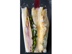 神戸屋キッチン スモークロースハム・モッツァレラ＆タマゴサラダのサンドイッチ