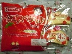 ヤマザキ イチゴスペシャル mini イチゴクリーム＆ミルク風味クリーム 袋4個