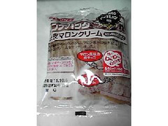 ヤマザキ ランチパック 渋皮マロンクリーム マロン風味の板チョコ入り 商品写真