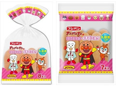 フジパン アンパンマンのミニスナック イチゴミルク 商品写真