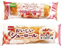 Pasco おいしいシューロール いちごのチーズケーキ 商品写真