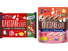 亀田製菓 亀田の柿の種 KAKITANE cafe ミルク＆いちごチョコミックス 商品写真