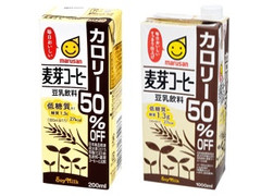 マルサン 豆乳飲料 麦芽コーヒー カロリー50％オフ