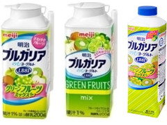 明治 ブルガリアのむヨーグルト グリーンフルーツミックス 商品写真