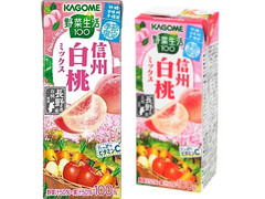 カゴメ 野菜生活100 信州白桃ミックス 商品写真