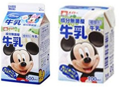 メイトー 無調整牛乳 ディズニーパッケージ 商品写真