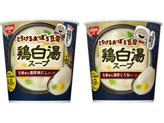 日清食品 とろけるおぼろ豆腐 鶏白湯スープ 商品写真