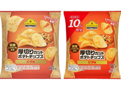 トップバリュ ベストプライス 厚切りカット ポテトチップス ピザ味 商品写真