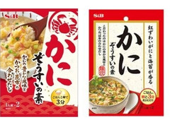 S＆B かにぞうすいの素 商品写真