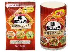 ダイショー 味・塩こしょう 粗挽き黒こしょう 粒ガーリック入り 商品写真