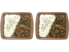 セブン-イレブン 豚肉とホルモンの辛味噌炒め弁当 商品写真