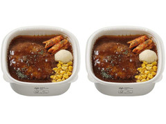 セブン-イレブン おろし玉ねぎソースの鉄板焼ハンバーグ丼 商品写真
