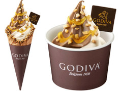 ゴディバ ミックスチョコレートソフトクリーム チョコレートバナナ