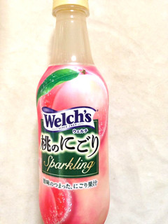 「アサヒ Welch’s 桃のにごりスパークリング ペット450ml」のクチコミ画像 by レビュアーさん