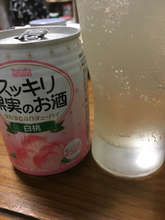「タカラ スッキリ果実のお酒 白桃 缶250ml」のクチコミ画像 by レビュアーさん