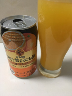 「タカラ 果汁贅沢なお酒 オレンジ 缶350ml」のクチコミ画像 by レビュアーさん