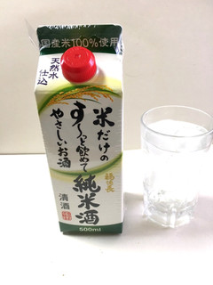 「福徳長 米だけのす～っと飲めて優しいお酒 パック500ml」のクチコミ画像 by レビュアーさん