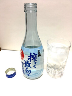 「日本盛 搾って最初の旨い酒 瓶300ml」のクチコミ画像 by レビュアーさん