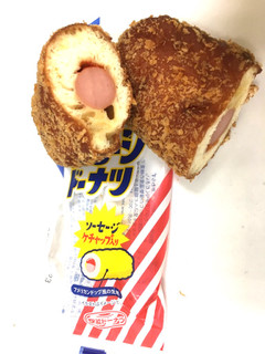 「ヤマザキ ソーセージドーナツ 袋1個」のクチコミ画像 by レビュアーさん