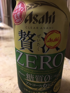 「アサヒ クリアアサヒ 贅沢ZERO 糖質0 缶350ml」のクチコミ画像 by かおるうさん