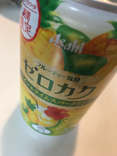 「アサヒ ゼロカク パイン＆ライムスパークリング 缶350ml」のクチコミ画像 by こむぎまるさん