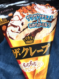 「森永製菓 ザ・クレープ チョコ＆バニラ 105ml」のクチコミ画像 by あぴこさん