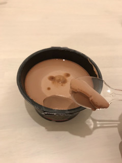 「ファミリーマート RIZAP ミルクチョコレートプリン」のクチコミ画像 by mihamagiさん
