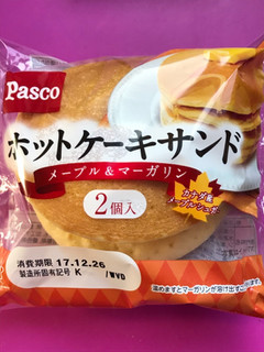 「Pasco ホットケーキサンド メープル＆マーガリン 袋2個」のクチコミ画像 by ろーずありすさん