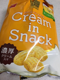 「おやつカンパニー Cream in Snack コーンポタージュ味 袋48g」のクチコミ画像 by レビュアーさん