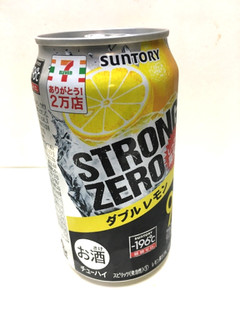 「サントリー ‐196℃ ストロングゼロ ダブルレモン セブンイレブン2万店達成記念缶 缶350ml」のクチコミ画像 by レビュアーさん