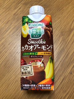 「カゴメ 野菜生活100 Smoothie カカオアーモンドMix ボトル330ml」のクチコミ画像 by ちいぼうさん