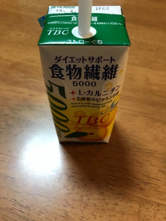 「森永 TBC 食物繊維 グレープフルーツ パック200ml」のクチコミ画像 by ろーずありすさん