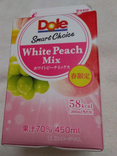 「Dole Smart Choice White Peach Mix パック450ml」のクチコミ画像 by レビュアーさん