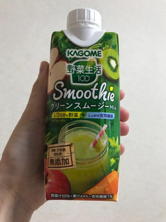 「カゴメ 野菜生活100 Smoothie グリーンスムージーMix パック330ml」のクチコミ画像 by レビュアーさん