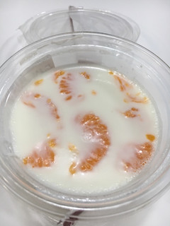「セブン-イレブン 北海道産牛乳使用みかんの牛乳寒天」のクチコミ画像 by はなまるこさん