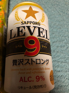 「サッポロ LEVEL9 贅沢ストロング 缶350ml」のクチコミ画像 by ジィロンさん