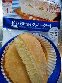 「ヤマザキ 塩バター風味クッキーケーキ 袋1個」のクチコミ画像 by minorinりん さん